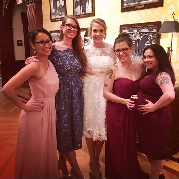 One shoulder bridesmaid/prom dress - Picture 2 of 6